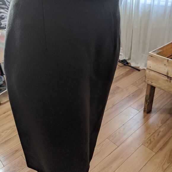 Moschino virgin wool straight midi skirt - Picture 3 of 9